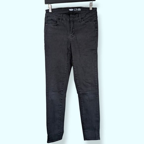 2 Pairs of Old Navy Black Rockstar Super Skinny Jeans (size 6) - Picture 7 of 12